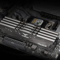 Team T-Force Vulcan Z 64GB Silver Heatsink (2 x 32GB) DDR4 3200MHz DIMM System Memory Team T-Force Vulcan Z 64GB Silver Heatsink (2 x 32GB) DDR4 3200MHz DIMM System Memory